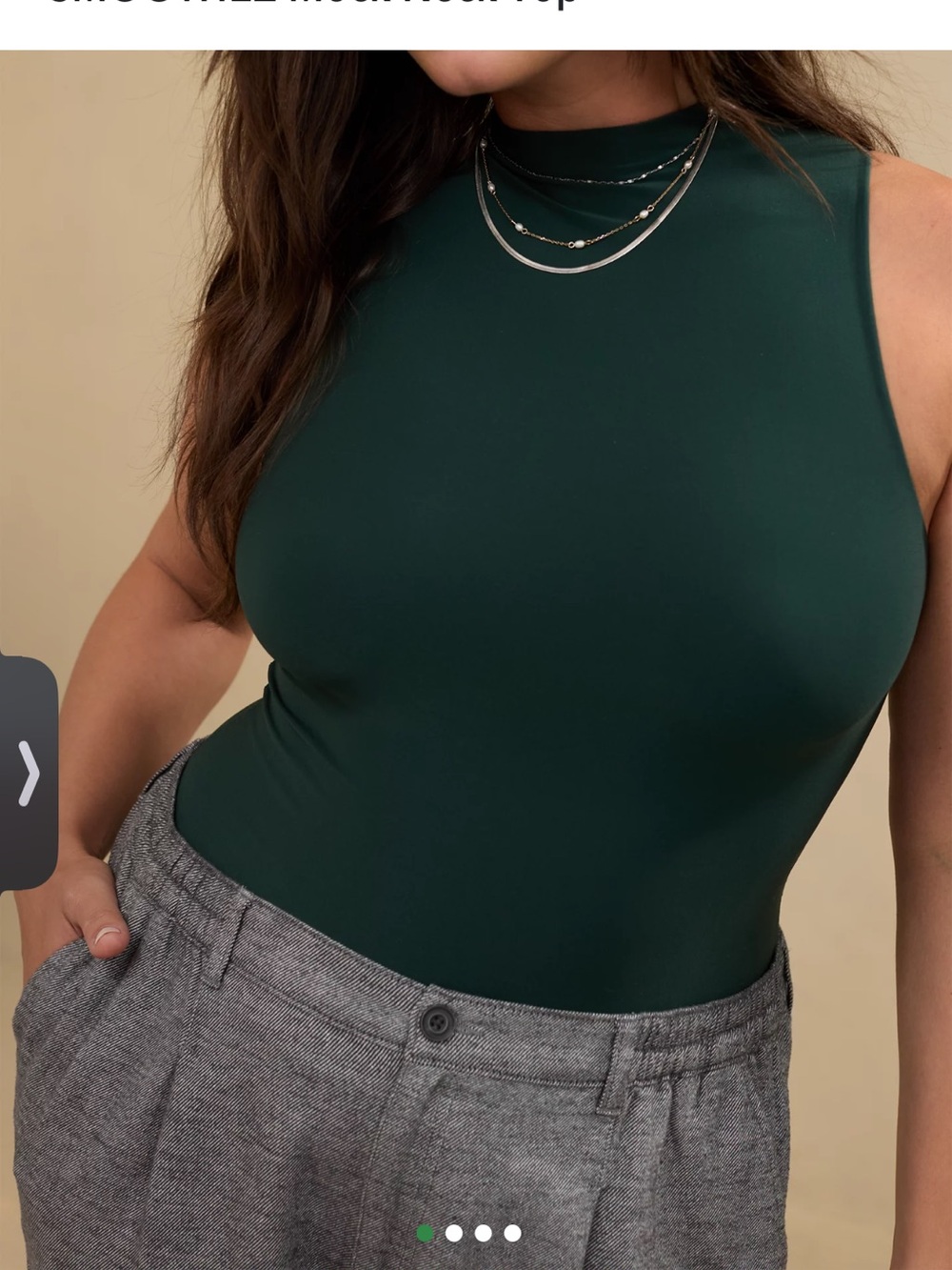 Aerie SMOOTHEZ Mock Neck Top